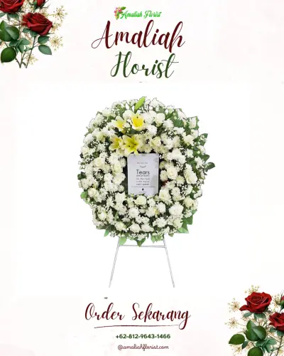 Krans Bunga Duka Cita di Bugul Kidul
