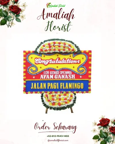Bunga Papan Congratulation di Bugul Kidul